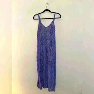 Tiered Printed Maxi Cami Swing Dress